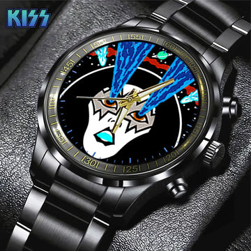 KISS Black Stainless Steel Watch – GNE 716