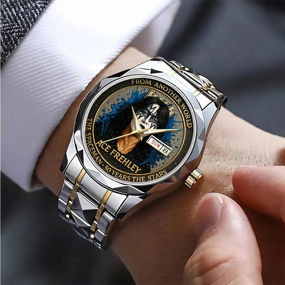 KISS x The Spaceman Alloy Luxury Quartz Watch – TANTN 14945