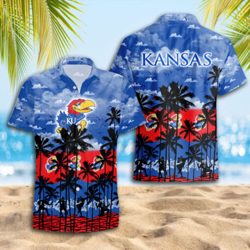 Kansas Jayhawks Hawaiian Shirt Trending Summer.