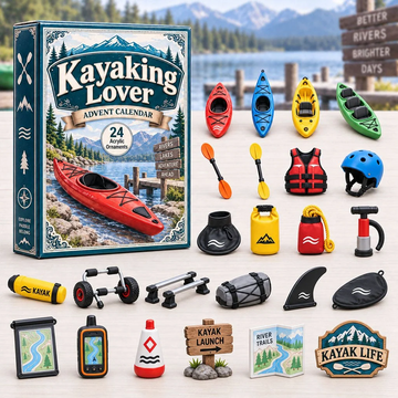 Kayaking Lover Advent Calendar 2026 - 24-Day Countdown, Acrylic Charms Every Day Bring New Suprises