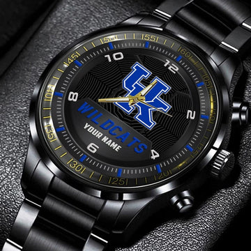 Kentucky Wil dcats Stainless Steel Watch
