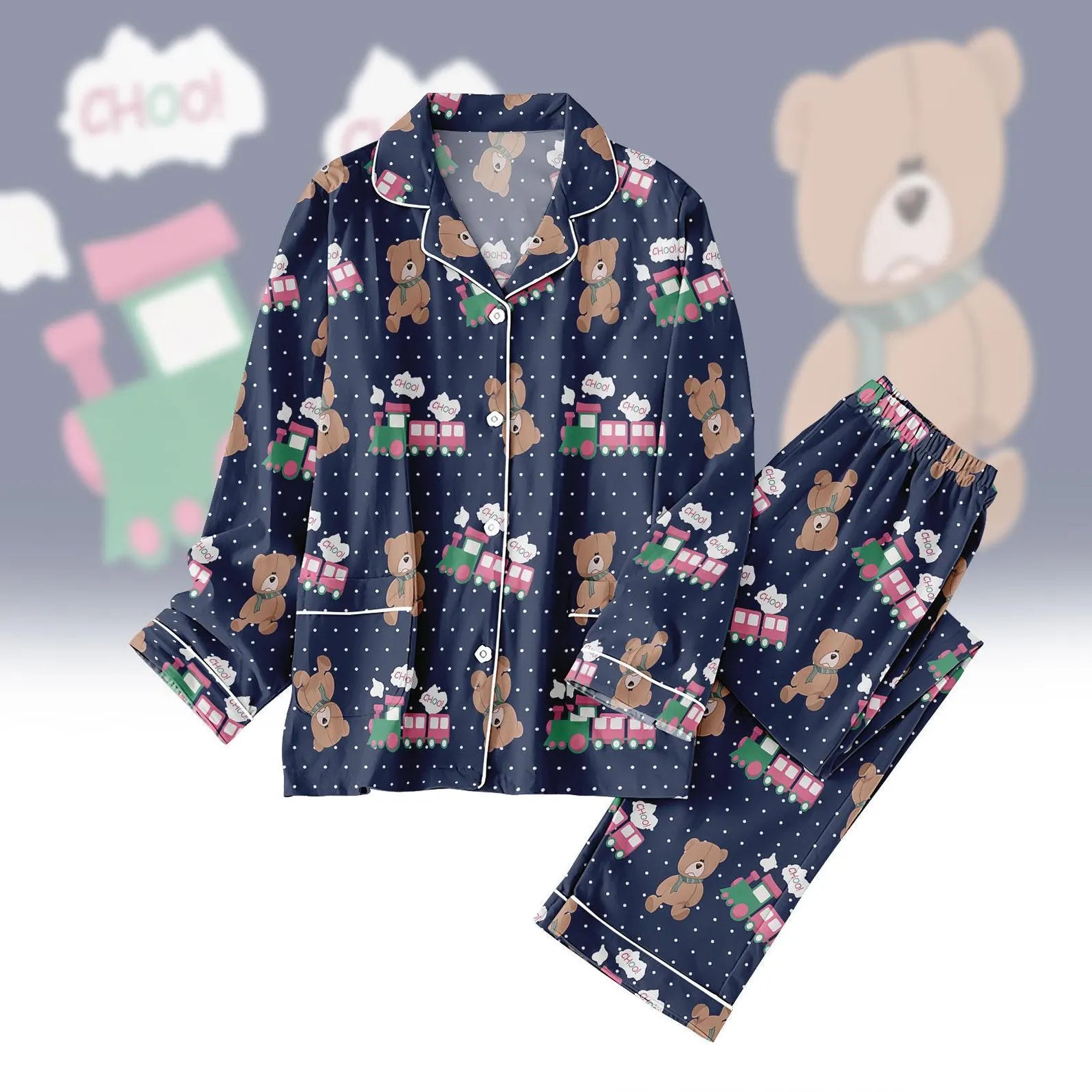 Kpop Rumi Choo Choo Pajamas Set, Choo Choo Train Pajamas Pant, K-pop Demon Hunters Sleepwear, Movie Inspired Pajamas, Kpop Merch for Fa