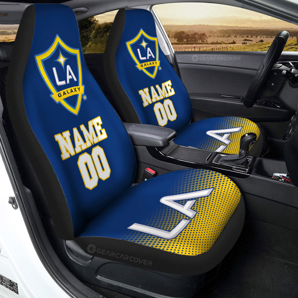 LA Galaxy Car Seat Covers Sporty Team Collection