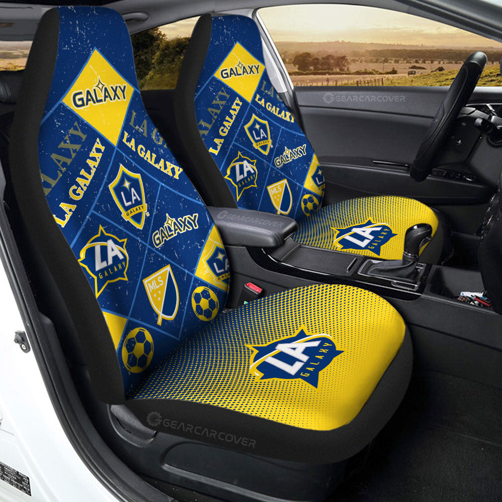 LA Galaxy Car Seat Covers Sporty Team Collection