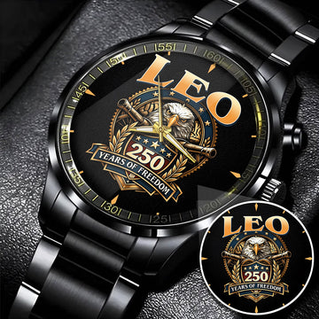 LEO 250TH-1 Personalized Watch, 250 Years Of Freedom 1776-2026