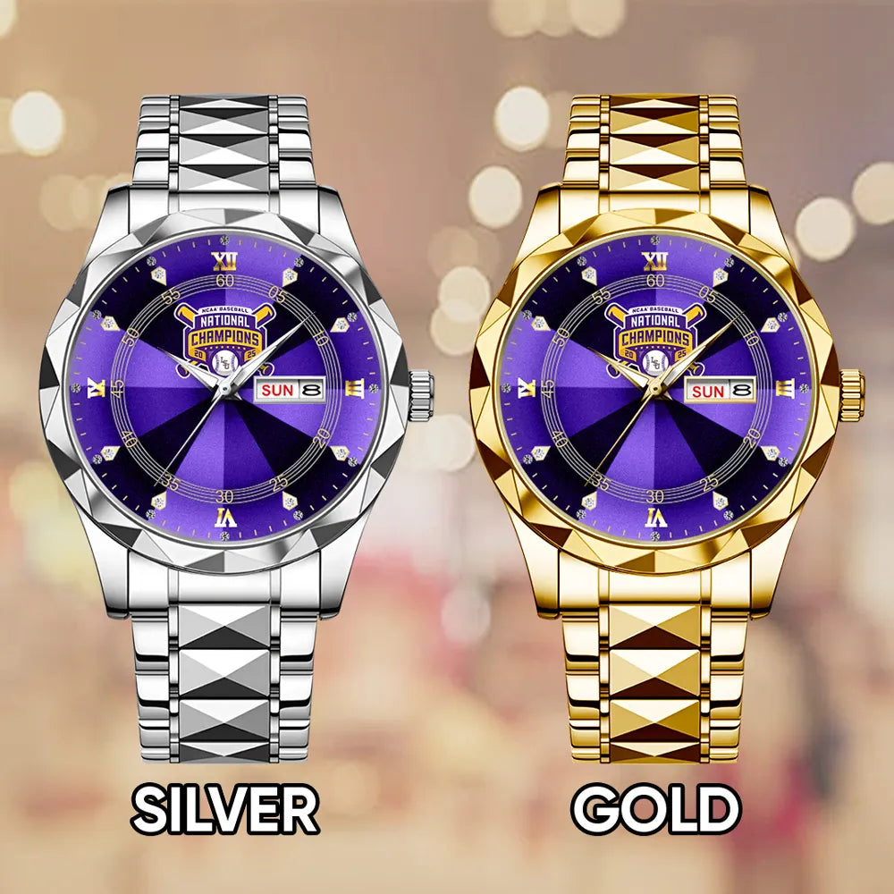 LSU Tigers Baseball Alloy Luxury Quartz Watch – GNE 3831