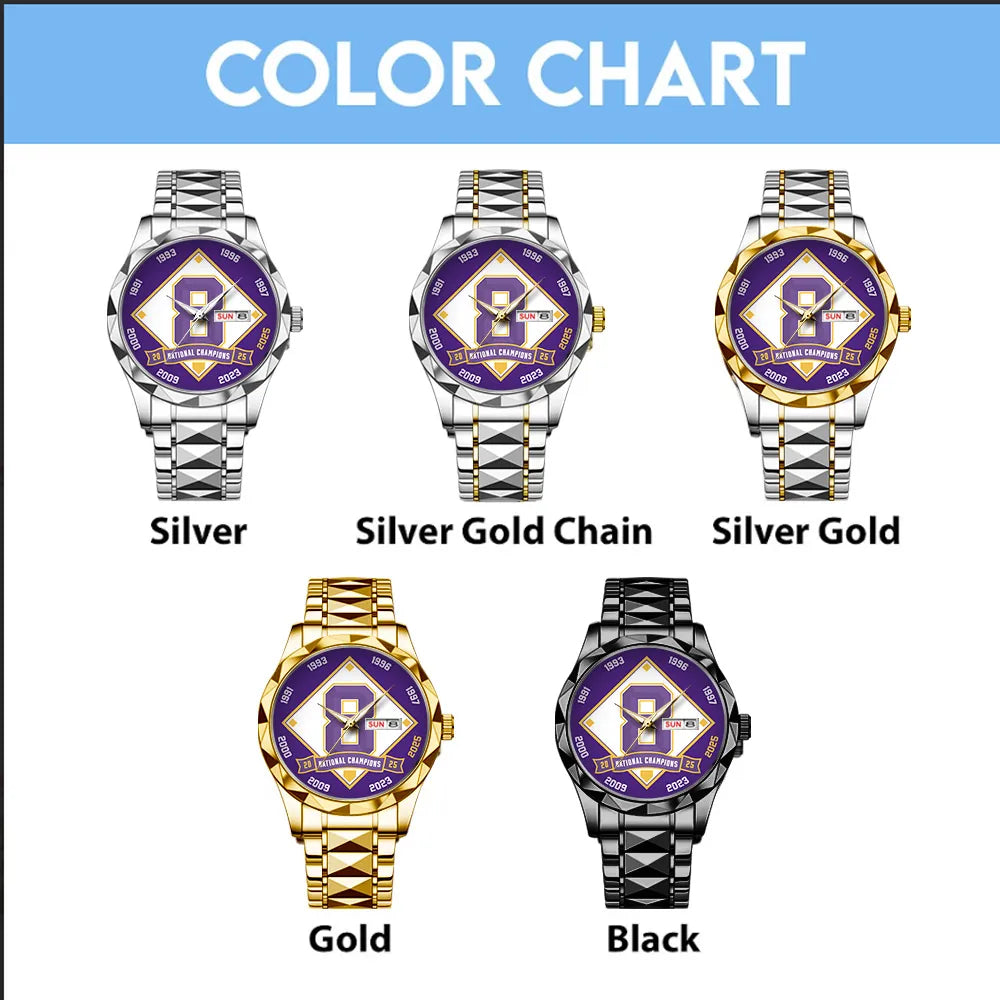 LSU Tigers Baseball Alloy Luxury Quartz Watch – TANTN 14099