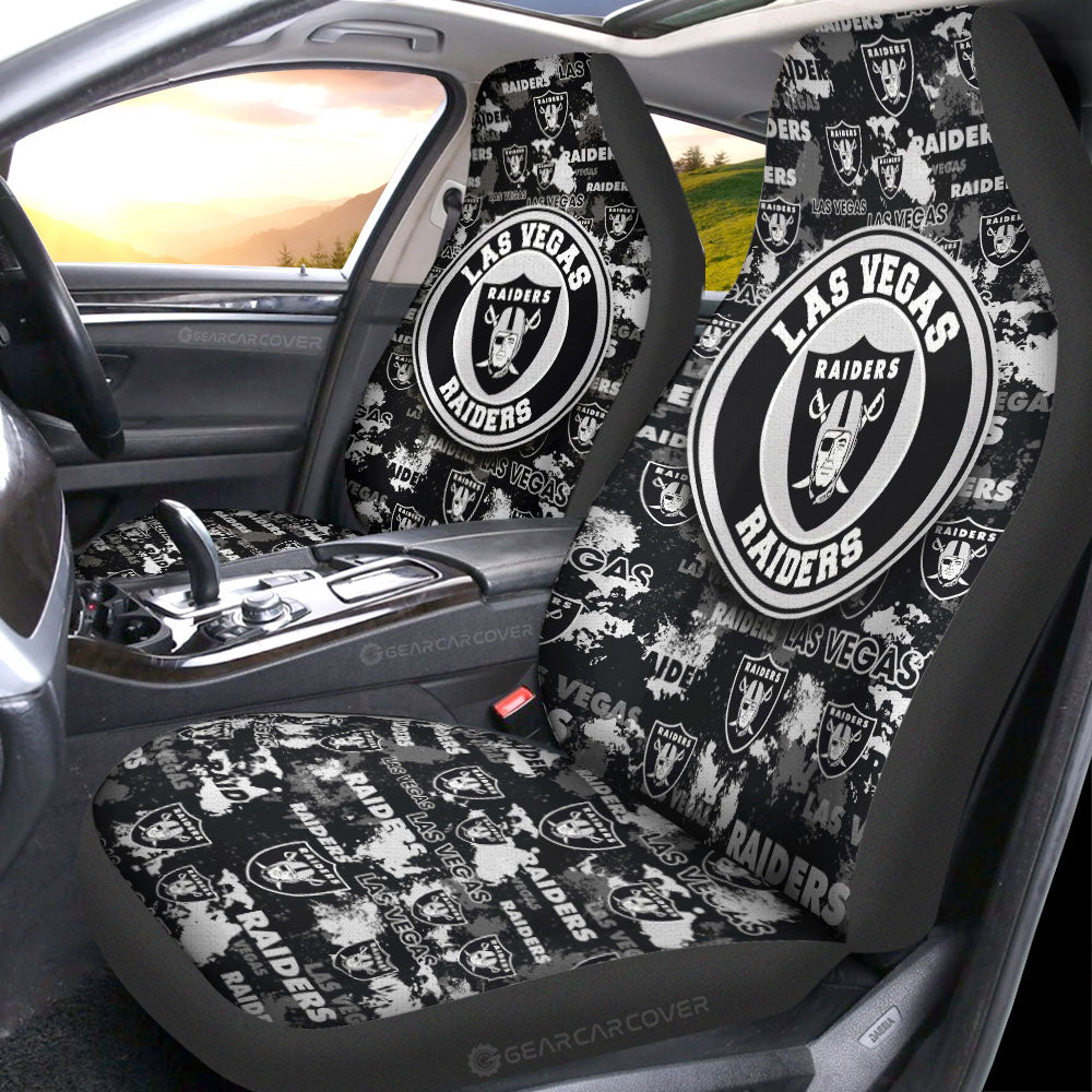 Las Vegas Raiders Car Seat Covers Custom Car Accessories