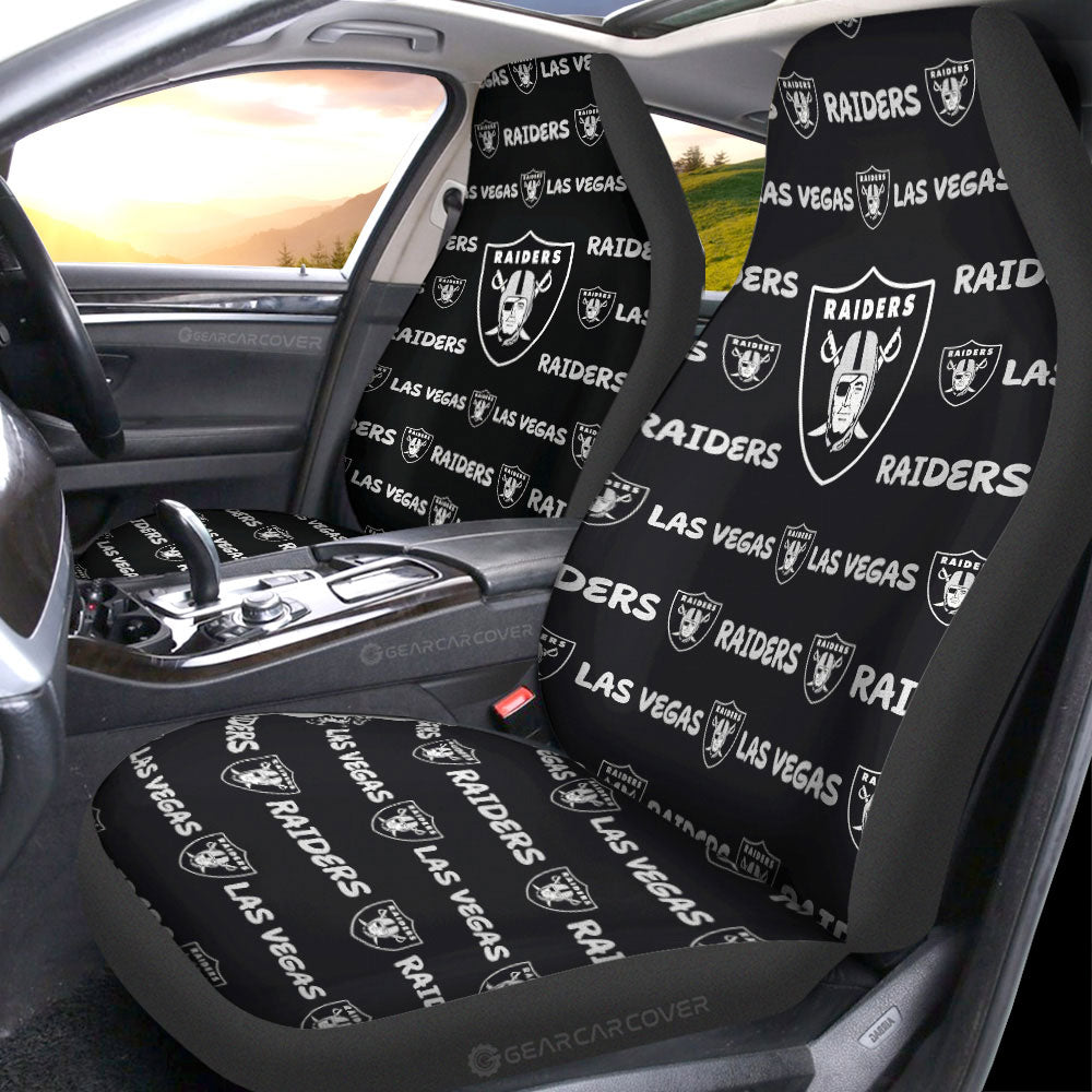 Las Vegas Raiders Car Seat Covers Sporty Team Collection