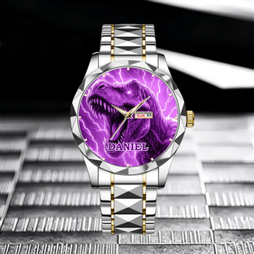 Lightning Dinosaur - Personalized Watch