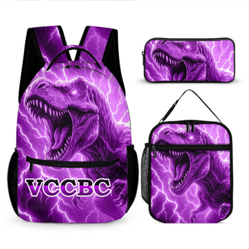 Lightning Dinosaur Custom Backpack - Gift For Back-To-School Season