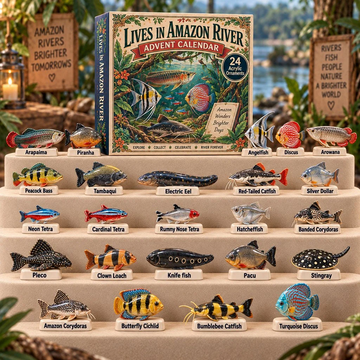 Lives In Amazon River Advent Calendar 2026 - 24-Day Countdown, Acrylic Charms Every Day Bring New Suprises