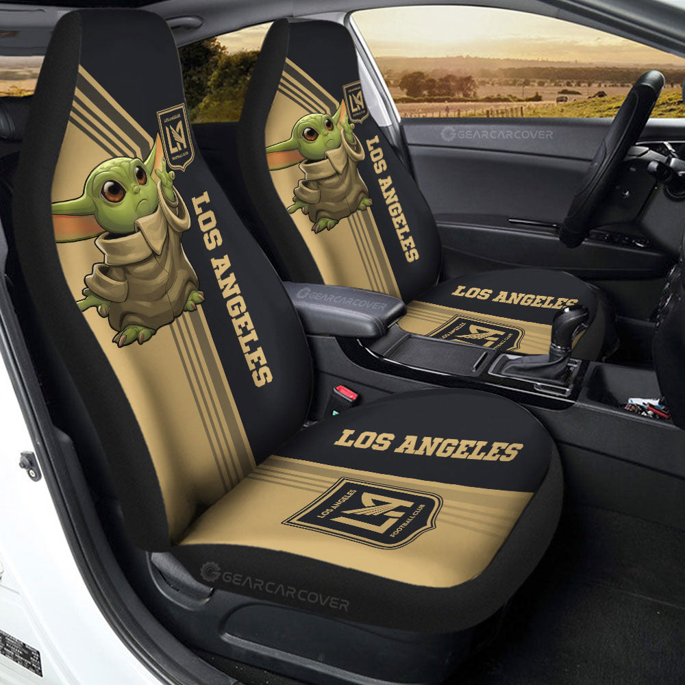 Los Angeles FC Car Seat Covers Baby Yoda Car Accessories