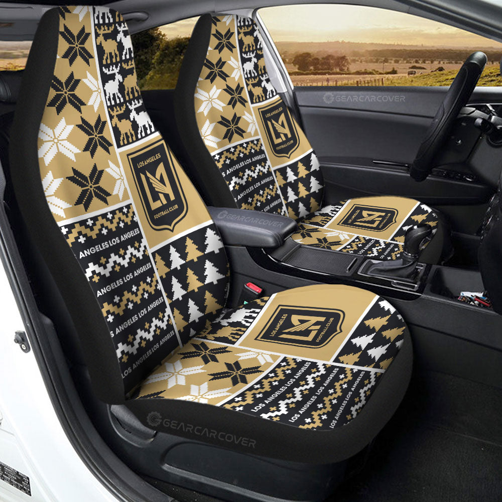 Los Angeles FC Car Seat Covers Custom Ugly Style Car Accessories