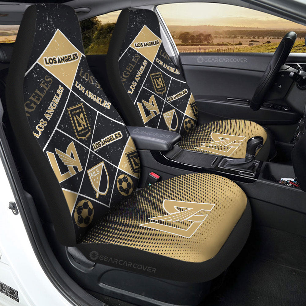 Los Angeles FC Car Seat Covers Sporty Team Collection