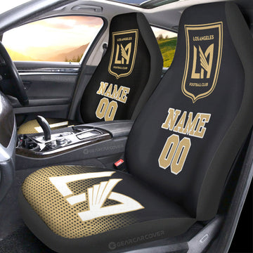 Los Angeles FC Car Seat Covers Sporty Team Collection