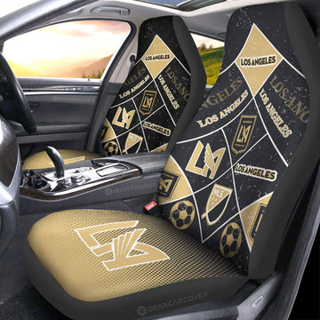 Los Angeles FC Car Seat Covers Sporty Team Collection