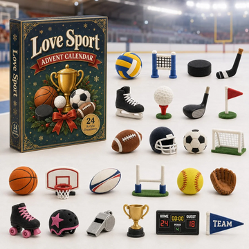 Love Sport Advent Calendar 2026 - 24-Day Countdown, Acrylic Charms Every Day Bring New Suprises