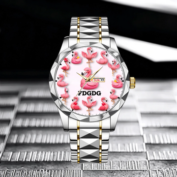 Love Flamingos - Personalized Flamingo Watch
