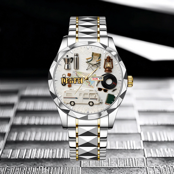 Loving Camping Customized Watch - Personalized Name – Gift For Camping Lovers