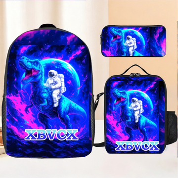 Lunar Dinosaur Name Custom Personalized Backpack - Personalized School Season Gifts for Kids