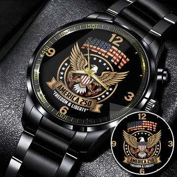 MURPHY 250TH-3 Personalized Watch, 250 Years Of Freedom 1776-2026