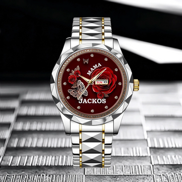🌹Mama Rose Flower - Personalized Watch