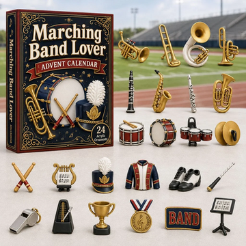 Marching Band Lover Advent Calendar 2026 - 24-Day Countdown, Acrylic Charms Every Day Bring New Suprises