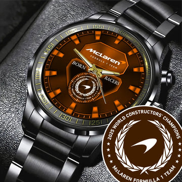 McLaren 2025 Constructor’s Champions Black Stainless Steel Watch – MAITM13292