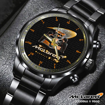 McLaren Black Stainless Steel Watch – HOATT 6062