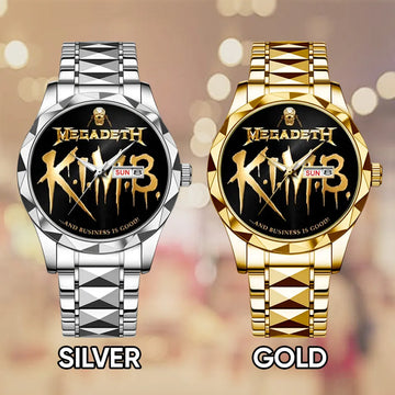 Megadeth Alloy Luxury Quartz Watch – TANTN15419