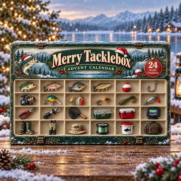 Merry Tacklebox Advent Calendar 2026 - 24-Day Countdown, Acrylic Charms Every Day Bring New Suprises