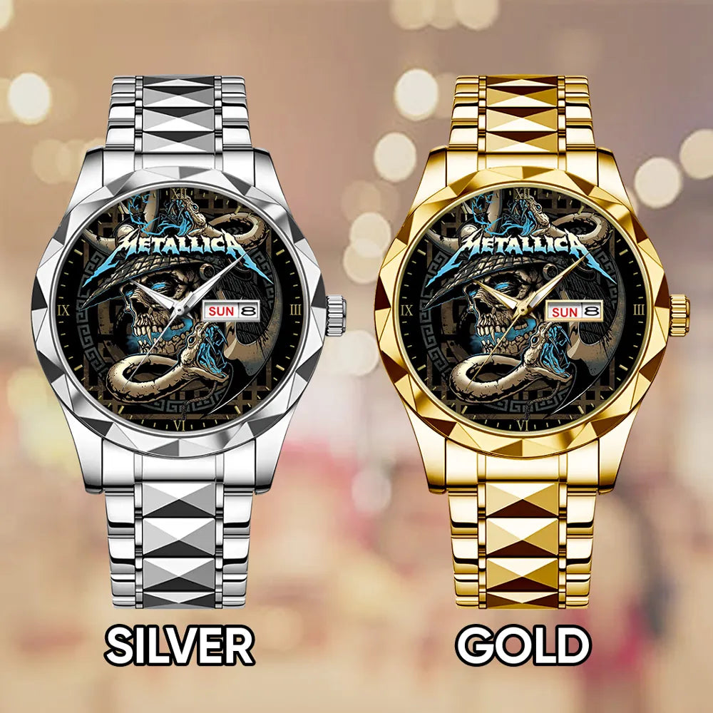 Metallica Alloy Luxury Quartz Watch – GNE 3942