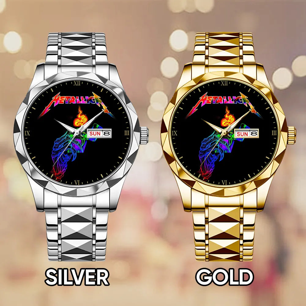 Metallica Alloy Luxury Quartz Watch – GNE 3948