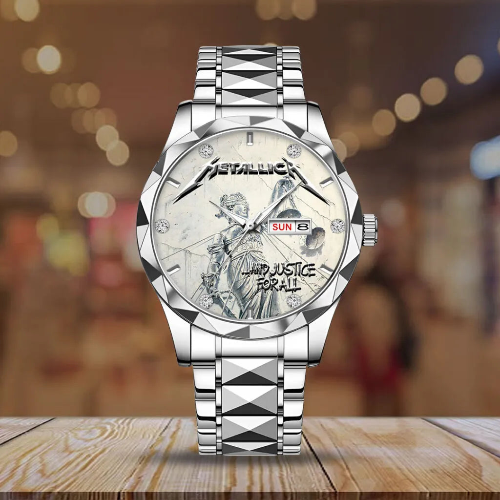 Metallica Alloy Luxury Quartz Watch – HOATT 11677