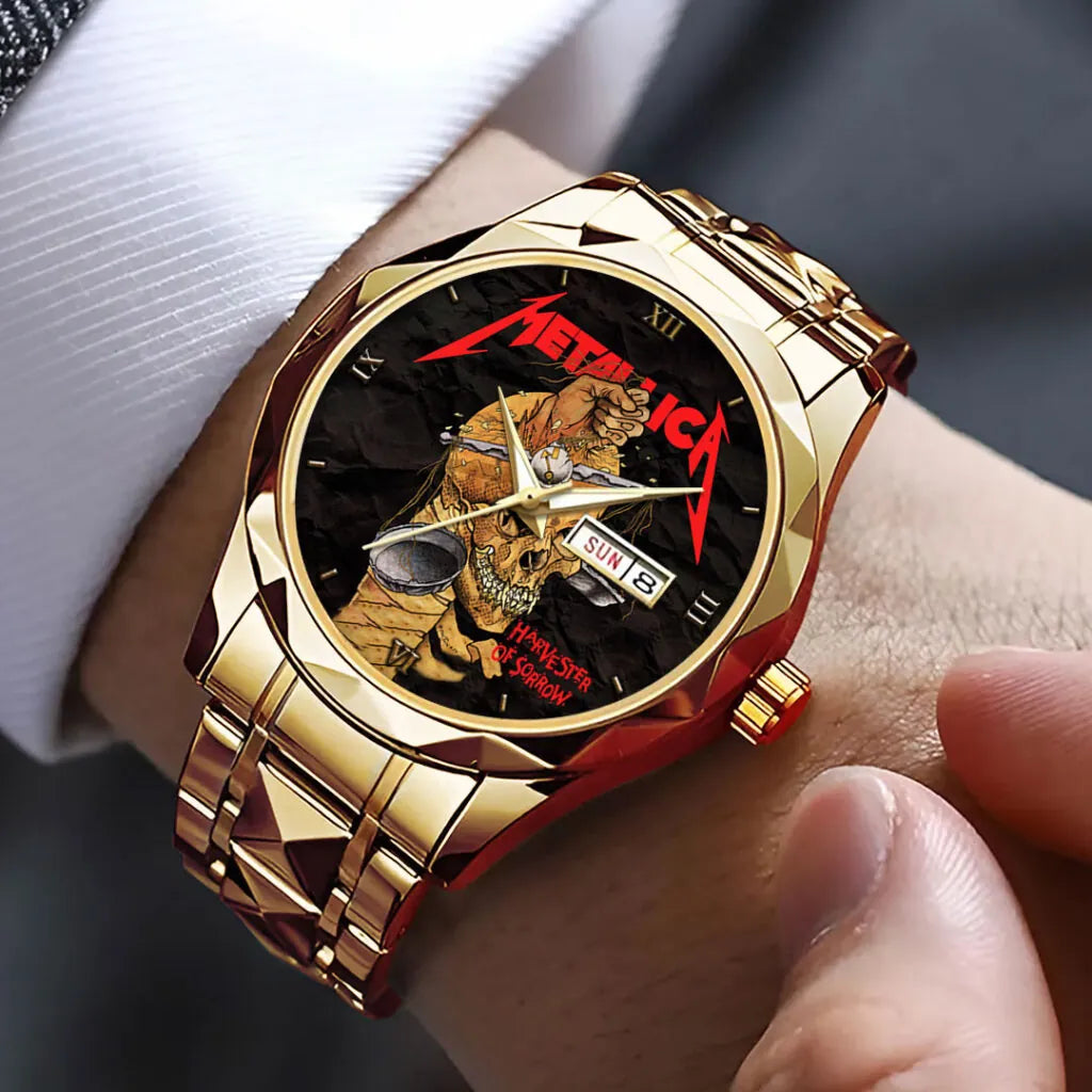 Metallica Alloy Luxury Quartz Watch – HOATT 11981