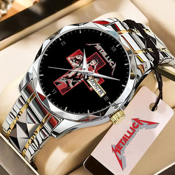 Metallica Alloy Luxury Quartz Watch – NGHIAVT 3377