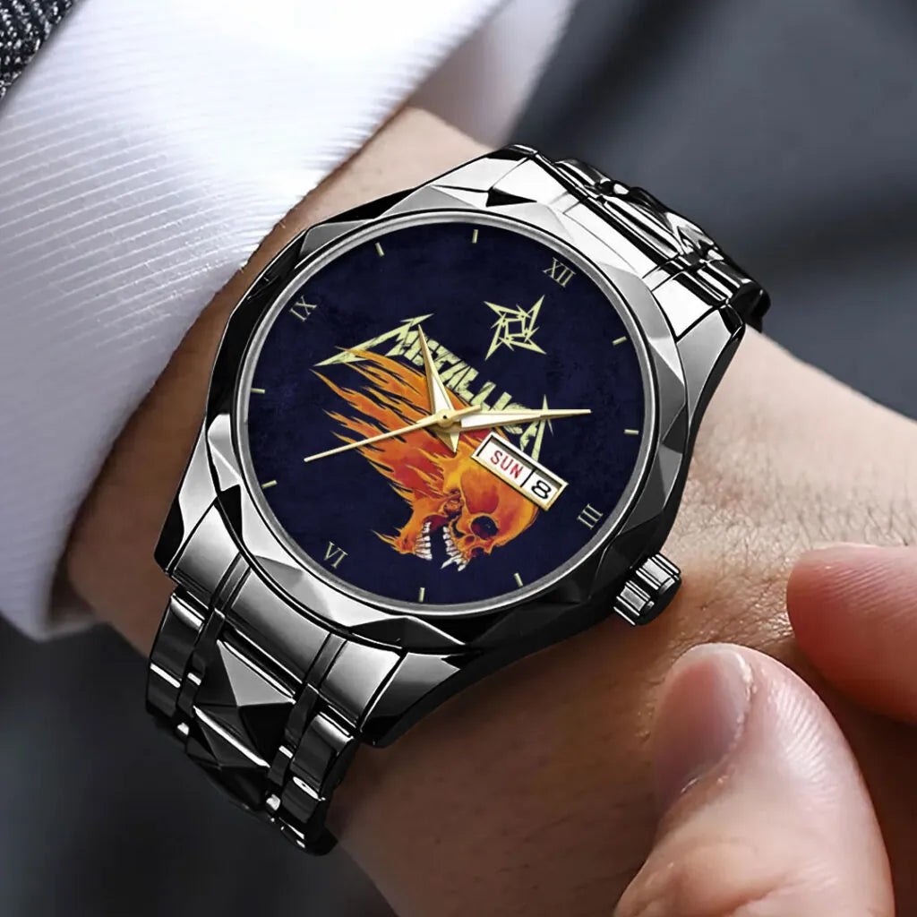 Metallica Alloy Luxury Quartz Watch – NGHIAVT 3379