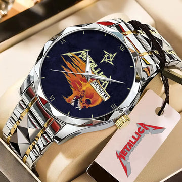 Metallica Alloy Luxury Quartz Watch – NGHIAVT 3379