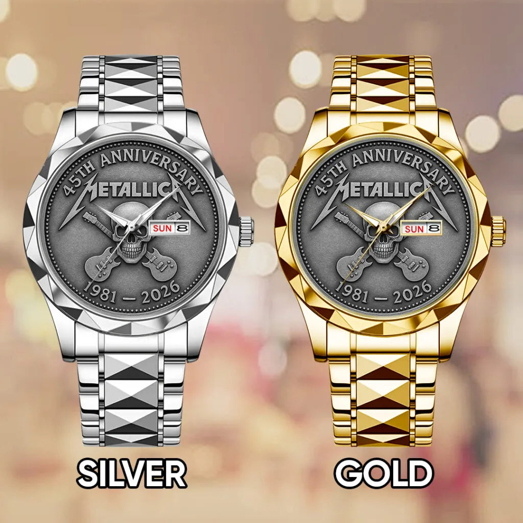 Metallica Alloy Luxury Quartz Watch – TANTN 14142