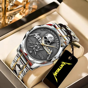 Metallica Alloy Luxury Quartz Watch – TANTN 14145
