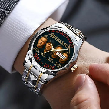 Metallica Alloy Luxury Quartz Watch – TANTN15382