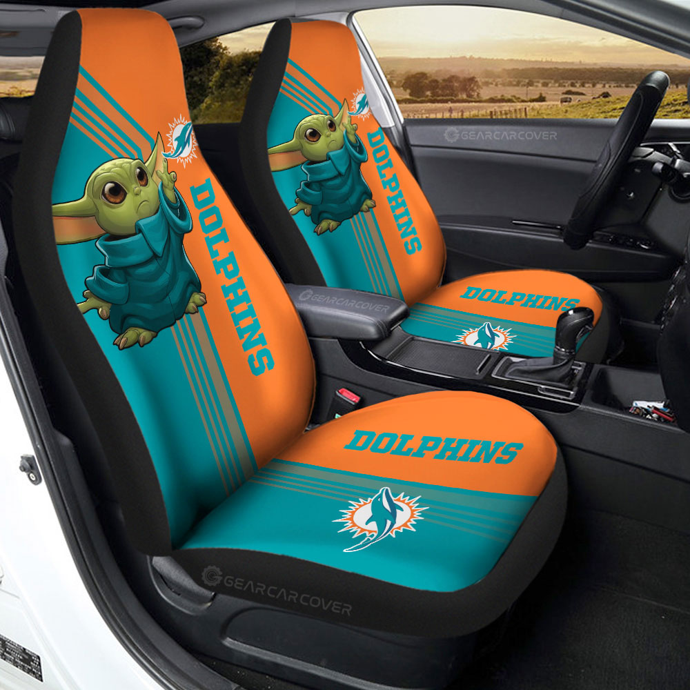 Miami Dolphins Car Seat Covers Baby Yoda Car Accessories