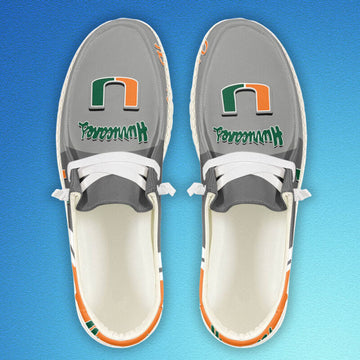 Miami Hurricanes Hey Dude Shoes -NCAA Personalized - Ingenious Gifts Your Whole Family