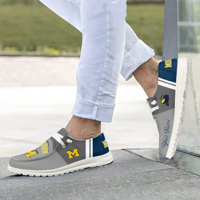 Michigan Wolverines Hey Dude Shoes -NCAA Personalized - Ingenious Gifts Your Whole Family