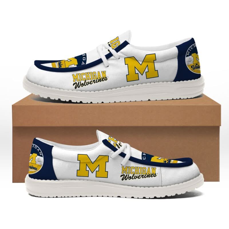 Michigan Wolverines Hey Dude Shoes