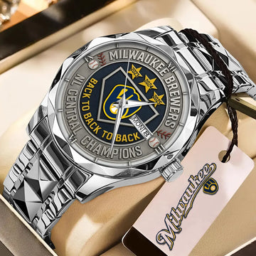 Milwaukee Brewers Alloy Luxury Quartz Watch – TMTHU1091