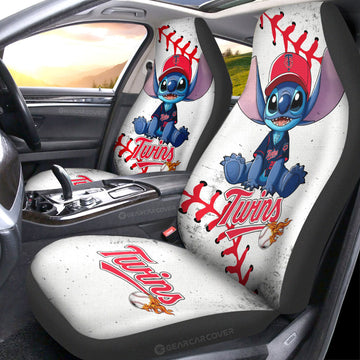 Minnesota Twins Car Seat Covers Stitch Theme Collection