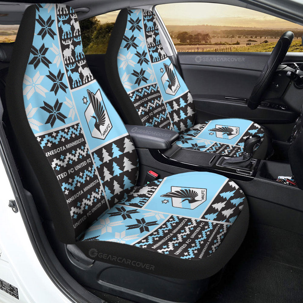 Minnesota United FC Car Seat Covers Custom Ugly Style Car Accessories