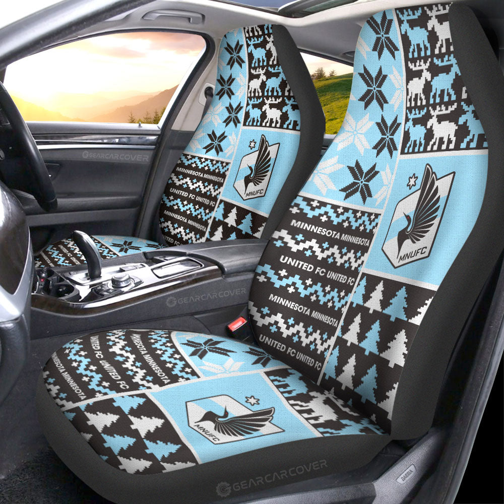 Minnesota United FC Car Seat Covers Custom Ugly Style Car Accessories